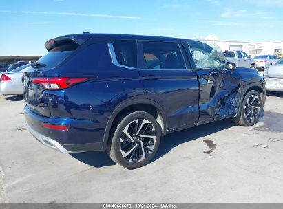 Lot #3035085649 2022 MITSUBISHI OUTLANDER BLACK EDITION 2WD/SE 2.5 2WD/SE LAUNCH EDITION 2WD