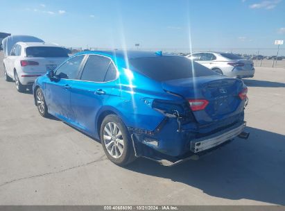 Lot #3053662320 2019 TOYOTA CAMRY LE