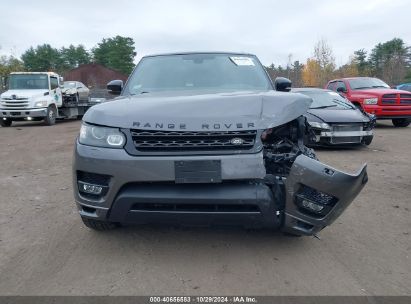 Lot #2992816659 2016 LAND ROVER RANGE ROVER SPORT 3.0L V6 SUPERCHARGED HSE