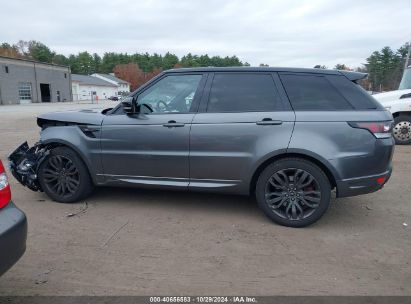 Lot #2992816659 2016 LAND ROVER RANGE ROVER SPORT 3.0L V6 SUPERCHARGED HSE