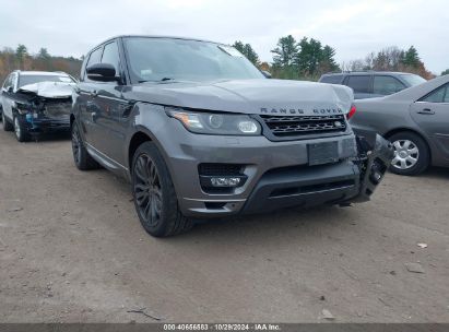 Lot #2992816659 2016 LAND ROVER RANGE ROVER SPORT 3.0L V6 SUPERCHARGED HSE