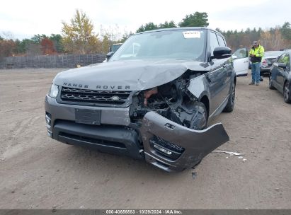 Lot #2992816659 2016 LAND ROVER RANGE ROVER SPORT 3.0L V6 SUPERCHARGED HSE