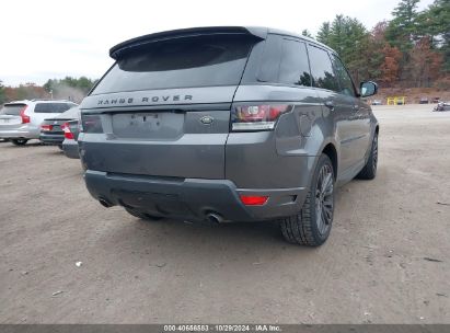 Lot #2992816659 2016 LAND ROVER RANGE ROVER SPORT 3.0L V6 SUPERCHARGED HSE