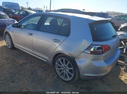 Lot #3037527288 2016 VOLKSWAGEN GOLF GTI S 4-DOOR