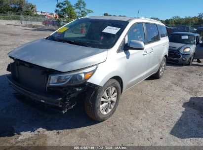 Lot #3013938806 2017 KIA SEDONA LX