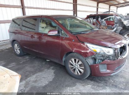 Lot #2995297607 2017 KIA SEDONA LX