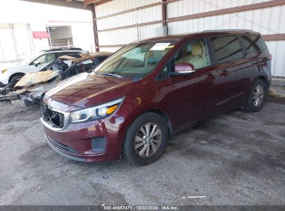 Lot #2995297607 2017 KIA SEDONA LX