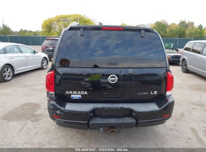 Lot #2995297602 2008 NISSAN ARMADA LE