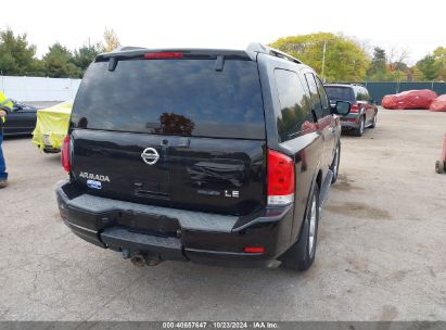 Lot #2995297602 2008 NISSAN ARMADA LE