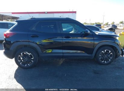 Lot #2992814238 2021 CHEVROLET TRAILBLAZER FWD LT