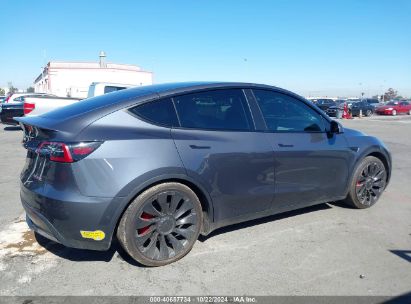 Lot #3035095458 2022 TESLA MODEL Y PERFORMANCE DUAL MOTOR ALL-WHEEL DRIVE