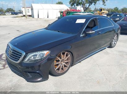 Lot #2992823594 2014 MERCEDES-BENZ S 63 AMG 4MATIC