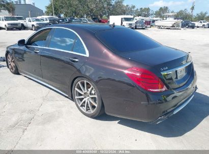 Lot #2992823594 2014 MERCEDES-BENZ S 63 AMG 4MATIC