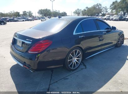 Lot #2992823594 2014 MERCEDES-BENZ S 63 AMG 4MATIC