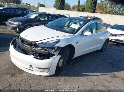 Lot #2992814234 2020 TESLA MODEL 3 STANDARD RANGE PLUS REAR-WHEEL DRIVE/STANDARD RANGE REAR-WHEEL DRIVE