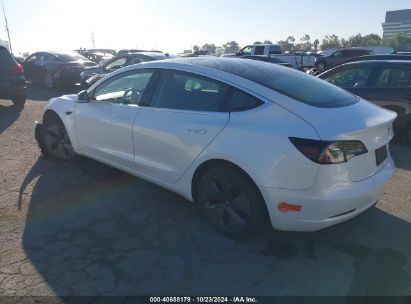 Lot #2992814234 2020 TESLA MODEL 3 STANDARD RANGE PLUS REAR-WHEEL DRIVE/STANDARD RANGE REAR-WHEEL DRIVE