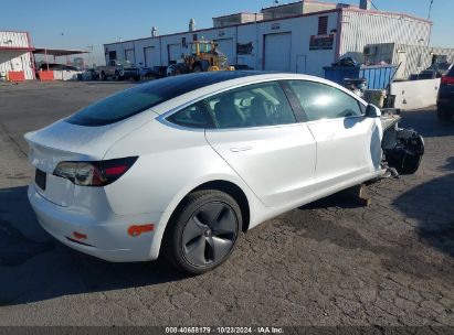 Lot #2992814234 2020 TESLA MODEL 3 STANDARD RANGE PLUS REAR-WHEEL DRIVE/STANDARD RANGE REAR-WHEEL DRIVE