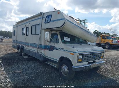 Lot #2992823583 1991 FORD ECONOLINE E350 CUTAWAY VAN