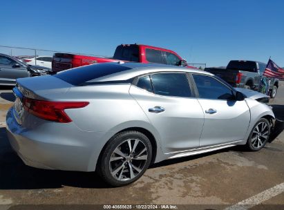 Lot #3035089456 2016 NISSAN MAXIMA 3.5 PLATINUM/3.5 S/3.5 SL/3.5 SR/3.5 SV