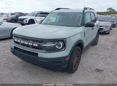 Lot #3037527278 2022 FORD BRONCO SPORT BIG BEND