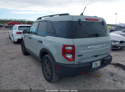 Lot #3037527278 2022 FORD BRONCO SPORT BIG BEND