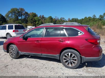 Lot #2995297560 2015 SUBARU OUTBACK 2.5I LIMITED