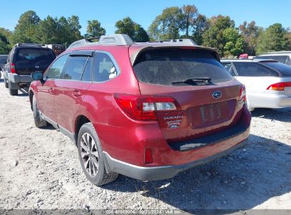 Lot #2995297560 2015 SUBARU OUTBACK 2.5I LIMITED