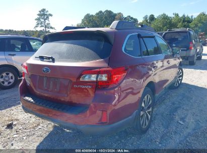 Lot #2995297560 2015 SUBARU OUTBACK 2.5I LIMITED