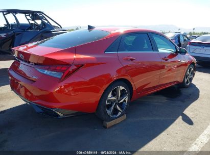 Lot #2984232437 2021 HYUNDAI ELANTRA LIMITED