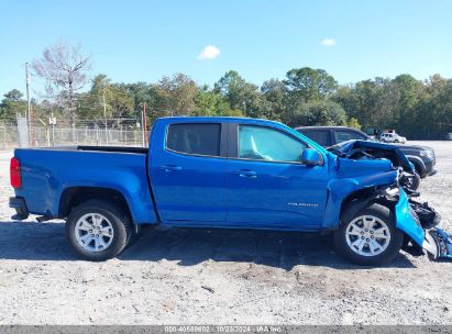 Lot #3037547646 2022 CHEVROLET COLORADO 2WD  SHORT BOX LT