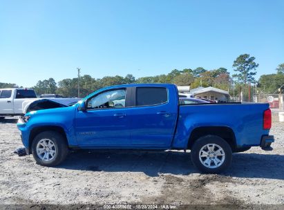 Lot #3037547646 2022 CHEVROLET COLORADO 2WD  SHORT BOX LT