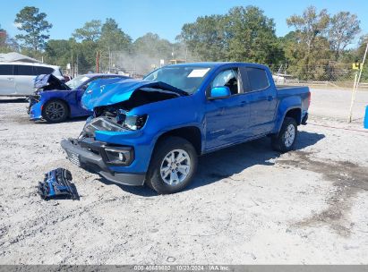 Lot #3037547646 2022 CHEVROLET COLORADO 2WD  SHORT BOX LT