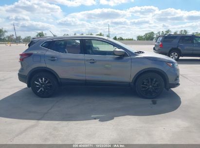 Lot #2992819485 2021 NISSAN ROGUE SPORT S AWD XTRONIC CVT