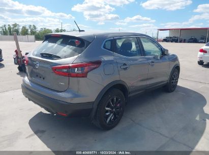 Lot #2992819485 2021 NISSAN ROGUE SPORT S AWD XTRONIC CVT