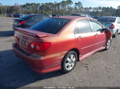 Lot #2995297502 2006 TOYOTA COROLLA S