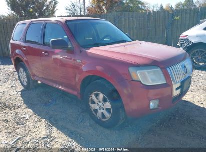 Lot #2992823502 2009 MERCURY MARINER V6