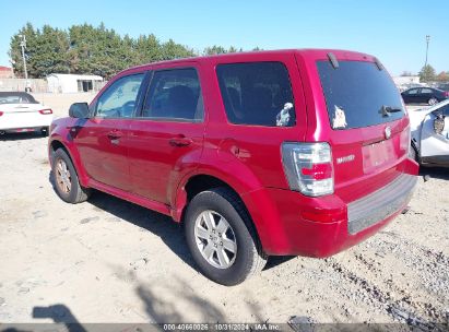 Lot #2992823502 2009 MERCURY MARINER V6