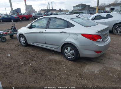 Lot #3035075730 2012 HYUNDAI ACCENT GLS