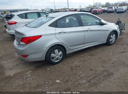 Lot #3035075730 2012 HYUNDAI ACCENT GLS