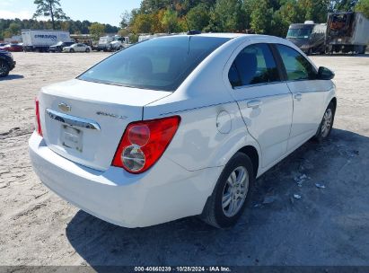 Lot #3052076407 2015 CHEVROLET SONIC LT AUTO