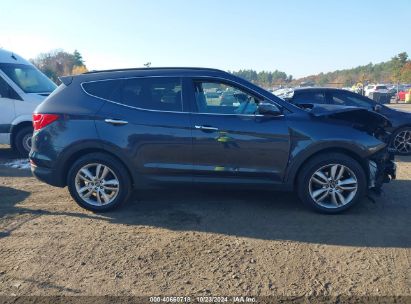 Lot #3018515102 2014 HYUNDAI SANTA FE SPORT 2.0L TURBO