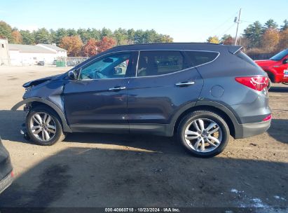 Lot #3018515102 2014 HYUNDAI SANTA FE SPORT 2.0L TURBO