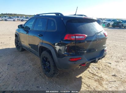 Lot #2996535539 2017 JEEP CHEROKEE TRAILHAWK L PLUS 4X4