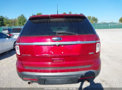 Lot #2995281592 2014 FORD EXPLORER LIMITED