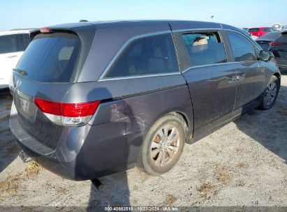 Lot #3035075691 2016 HONDA ODYSSEY EX-L