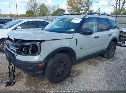 Lot #3021950729 2022 FORD BRONCO SPORT BIG BEND