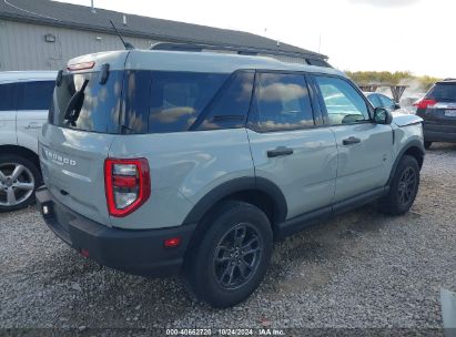 Lot #3021950729 2022 FORD BRONCO SPORT BIG BEND