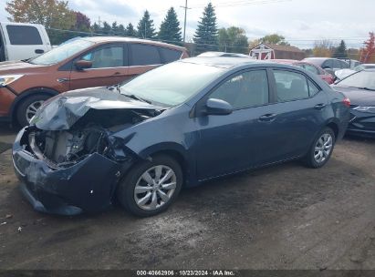 Lot #2996536322 2016 TOYOTA COROLLA LE