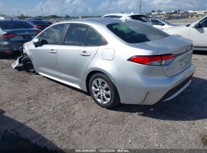 Lot #2990347952 2021 TOYOTA COROLLA LE