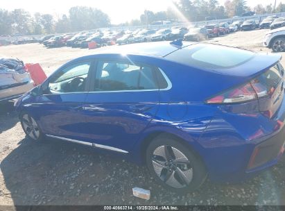 Lot #3035075672 2022 HYUNDAI IONIQ HYBRID SEL